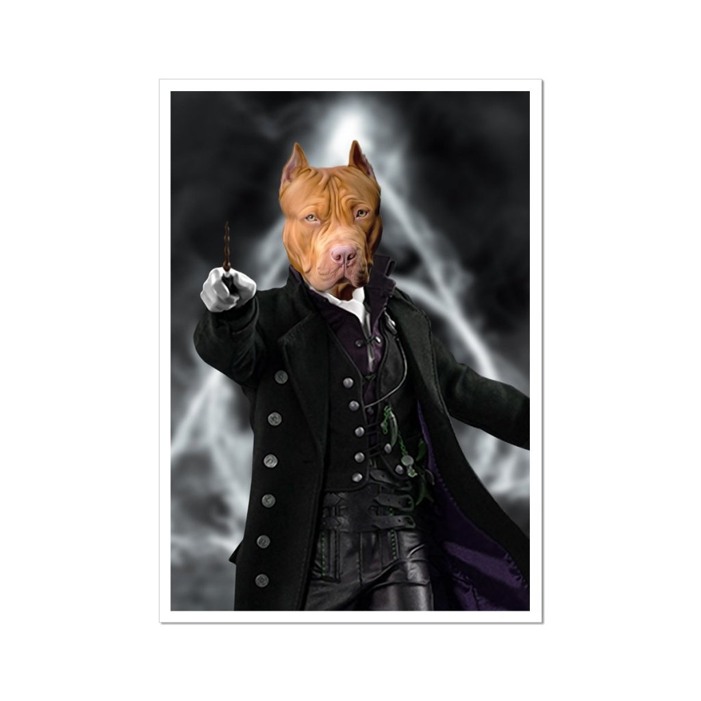 The Grindelwald (Harry Potter Inspired): Custom Pet Portrait - Paw & Glory - Dog Portraits - Pet Portraits