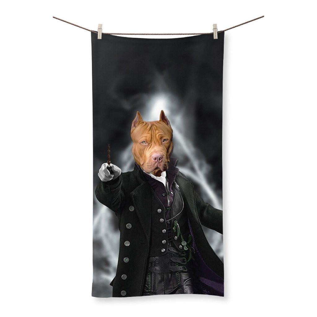 The Grindelwald (Harry Potter Inspired): Custom Pet Towel - Paw & Glory - Dog Portraits - Pet Portraits