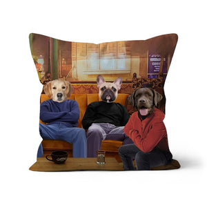 The Guys (Friends Inspired): Custom Pet Pillow - Paw & Glory - Dog Portraits - Pet Portraits