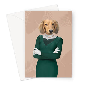 The Heather (Real Housewives of Orange County): Custom Pet Greeting Card - Paw & Glory - Dog Portraits - Pet Portraits