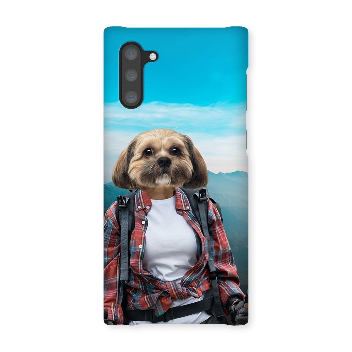 The Hiker: Custom Pet Phone Case - Paw & Glory - Dog Portraits - Pet Portraits