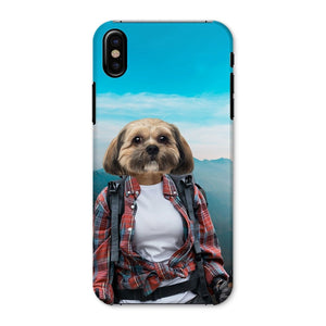 The Hiker: Custom Pet Phone Case - Paw & Glory - Dog Portraits - Pet Portraits