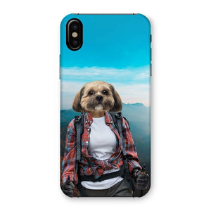 The Hiker: Custom Pet Phone Case - Paw & Glory - Dog Portraits - Pet Portraits