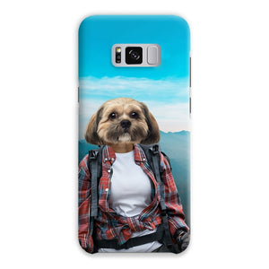 The Hiker: Custom Pet Phone Case - Paw & Glory - Dog Portraits - Pet Portraits