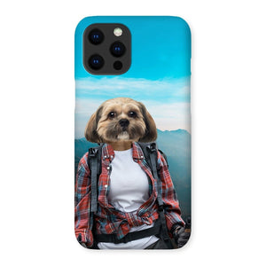 The Hiker: Custom Pet Phone Case - Paw & Glory - Dog Portraits - Pet Portraits