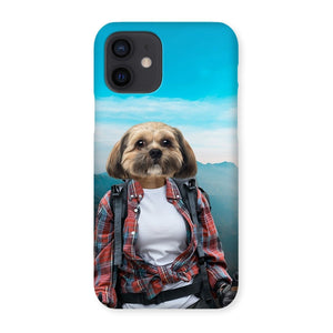 The Hiker: Custom Pet Phone Case - Paw & Glory - Dog Portraits - Pet Portraits