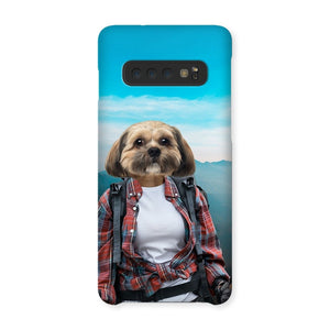 The Hiker: Custom Pet Phone Case - Paw & Glory - Dog Portraits - Pet Portraits