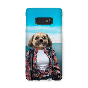 The Hiker: Custom Pet Phone Case - Paw & Glory - Dog Portraits - Pet Portraits