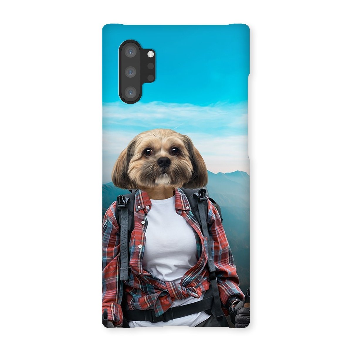 The Hiker: Custom Pet Phone Case - Paw & Glory - Dog Portraits - Pet Portraits