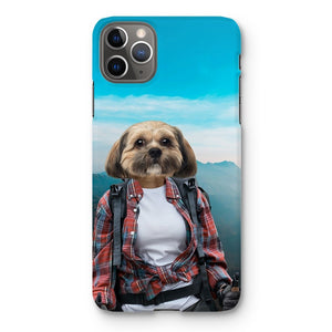 The Hiker: Custom Pet Phone Case - Paw & Glory - Dog Portraits - Pet Portraits