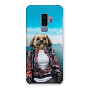 The Hiker: Custom Pet Phone Case - Paw & Glory - Dog Portraits - Pet Portraits