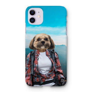 The Hiker: Custom Pet Phone Case - Paw & Glory - Dog Portraits - Pet Portraits