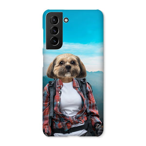 The Hiker: Custom Pet Phone Case - Paw & Glory - Dog Portraits - Pet Portraits