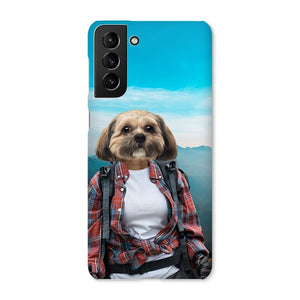 The Hiker: Custom Pet Phone Case - Paw & Glory - Dog Portraits - Pet Portraits