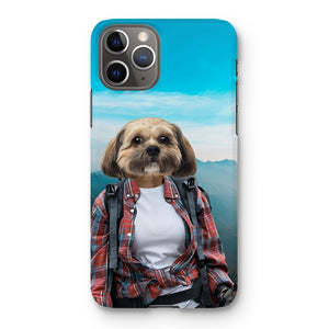 The Hiker: Custom Pet Phone Case - Paw & Glory - Dog Portraits - Pet Portraits