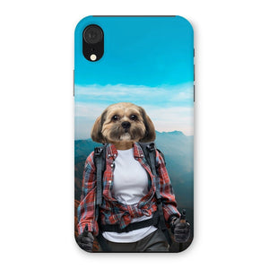 The Hiker: Custom Pet Phone Case - Paw & Glory - Dog Portraits - Pet Portraits