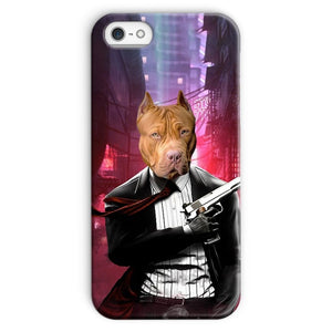 The Hitman: Custom Pet Phone Case - Paw & Glory - Dog Portraits - Pet Portraits