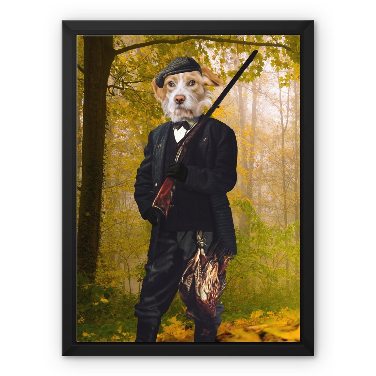 The Hunter: Custom Pet Canvas - Paw & Glory - Dog Portraits - Pet Portraits