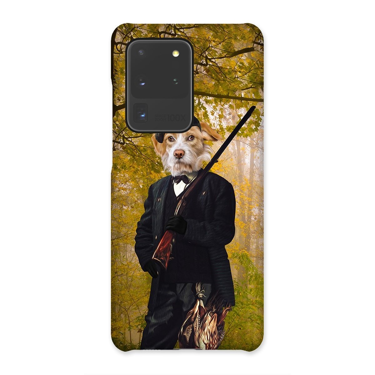 The Hunter: Custom Pet Phone Case - Paw & Glory - Dog Portraits - Pet Portraits