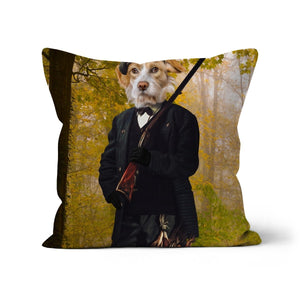 The Hunter: Custom Pet Pillow - Paw & Glory - Dog Portraits - Pet Portraits