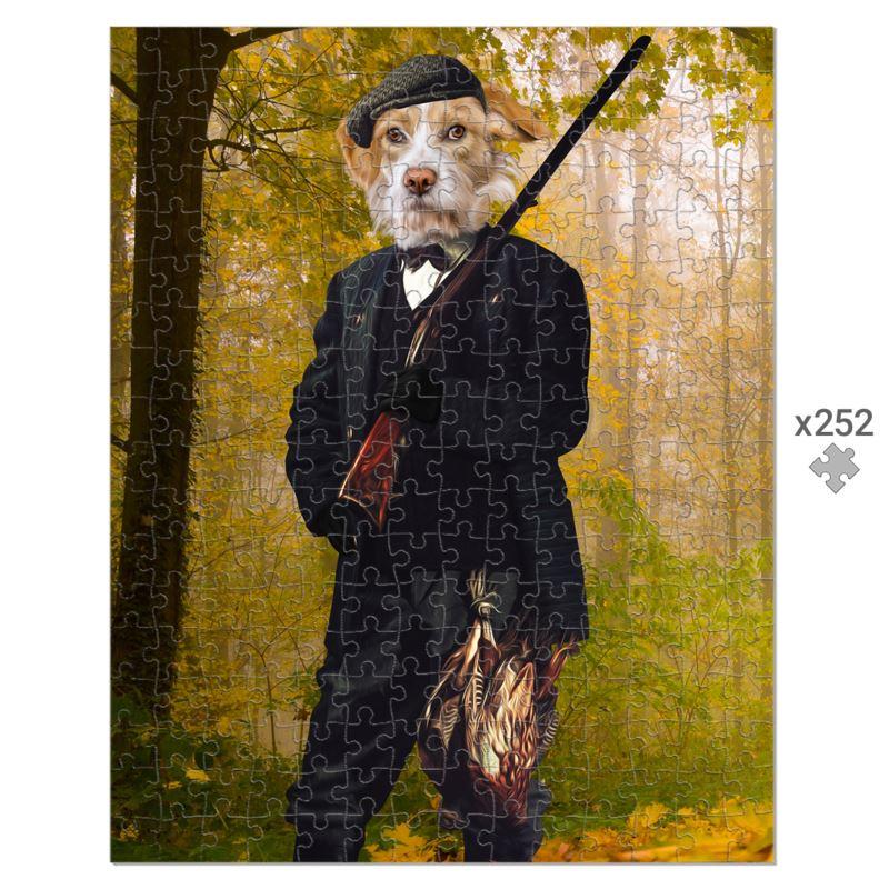 The Hunter: Custom Pet Puzzle - Paw & Glory - Dog Portraits - Pet Portraits