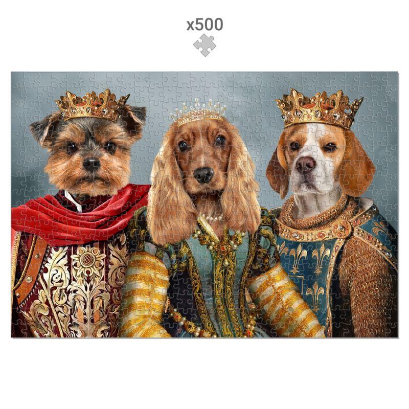 The Imperial 3: Custom Pet Puzzle - Paw & Glory - Dog Portraits - Pet Portraits