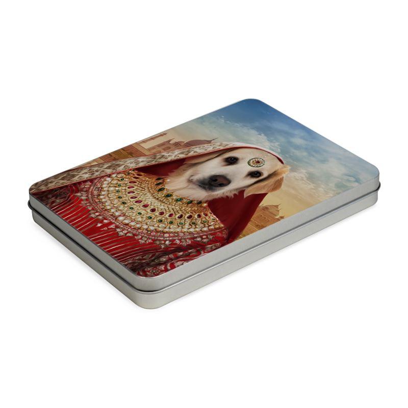 The Indian Rani: Custom Pet Puzzle - Paw & Glory - Dog Portraits - Pet Portraits