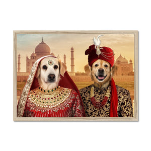 The Indian Royals: Custom Pet Portrait - Paw & Glory - Dog Portraits - Pet Portraits