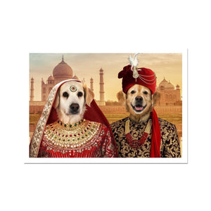 The Indian Royals: Custom Pet Portrait - Paw & Glory - Dog Portraits - Pet Portraits