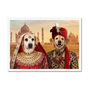 The Indian Royals: Custom Pet Portrait - Paw & Glory - Dog Portraits - Pet Portraits