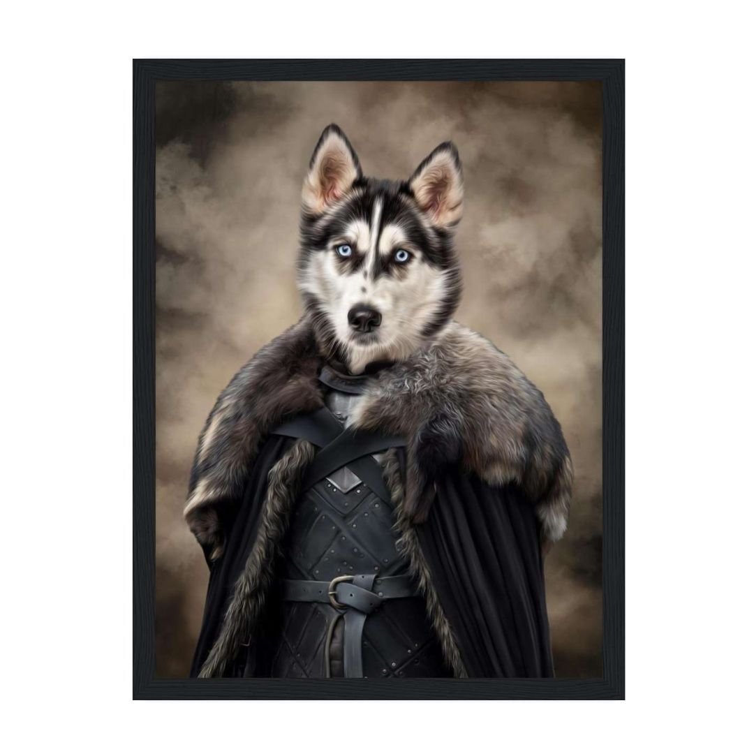 The Iron King (GOT Inspired): Custom Pet Portrait - Paw & Glory - Dog Portraits - Pet Portraits