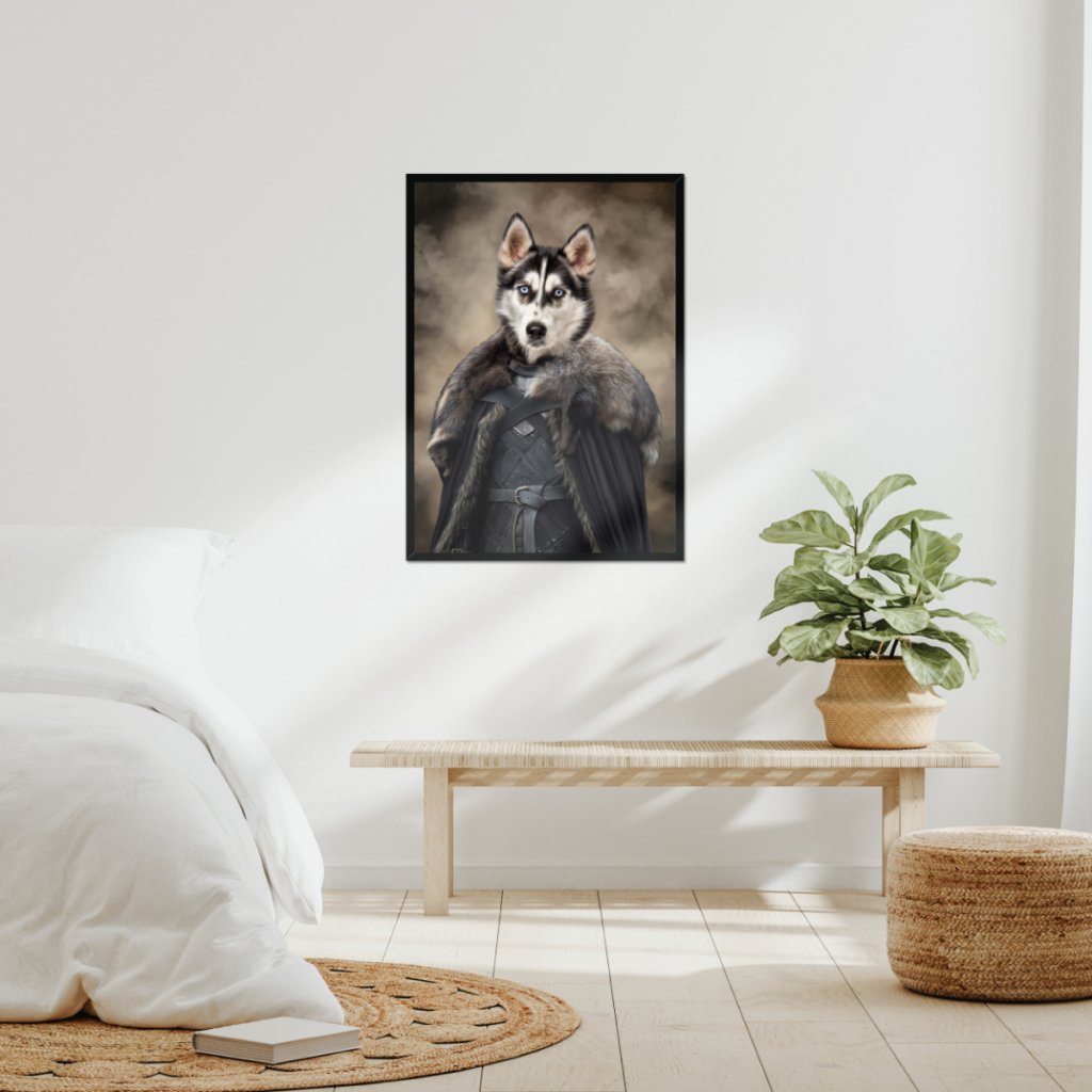 The Iron King (GOT Inspired): Custom Pet Portrait - Paw & Glory - Dog Portraits - Pet Portraits