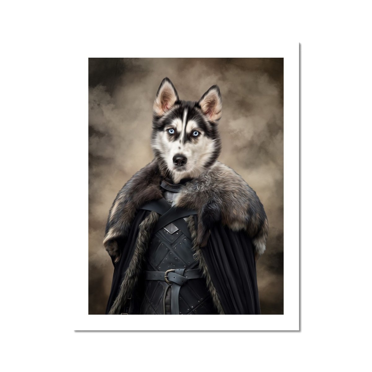 The Iron King (GOT Inspired): Custom Pet Poster - Paw & Glory - Dog Portraits - Pet Portraits