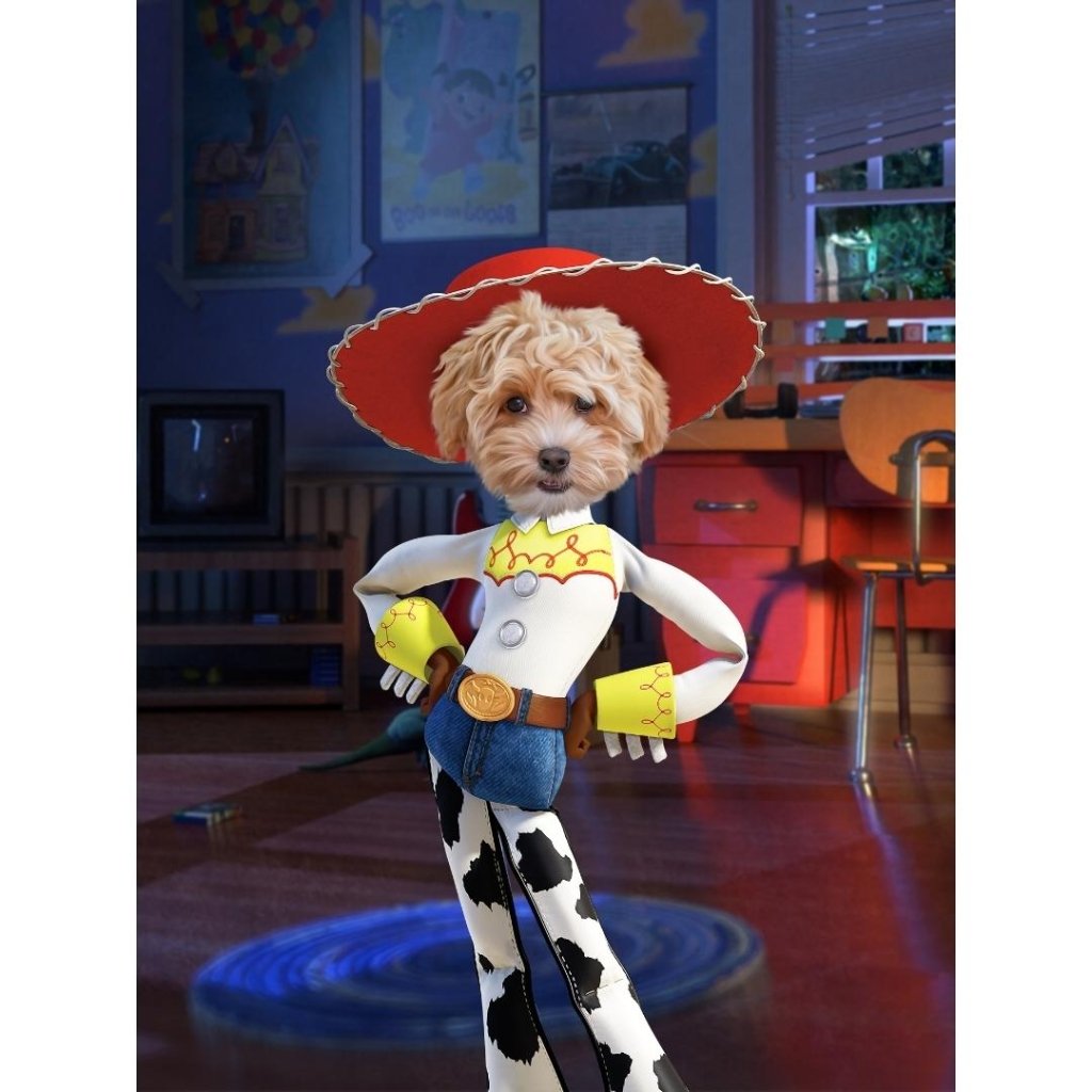 The Jessie (Toy Story Inspired): Custom Digital Download Pet Portrait - Paw & Glory - Dog Portraits - Pet Portraits