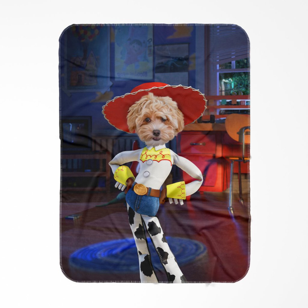 The Jessie (Toy Story Inspired): Custom Pet Blanket - Paw & Glory - Dog Portraits - Pet Portraits