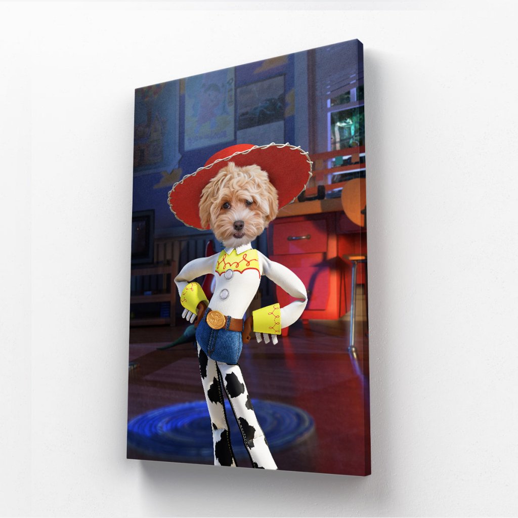 The Jessie (Toy Story Inspired): Custom Pet Canvas - Paw & Glory - Dog Portraits - Pet Portraits