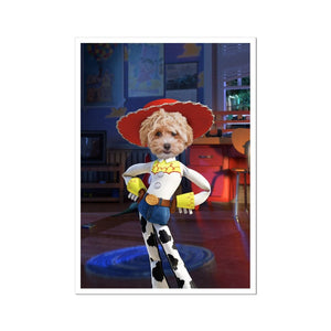 The Jessie (Toy Story Inspired): Custom Pet Portrait - Paw & Glory - Dog Portraits - Pet Portraits