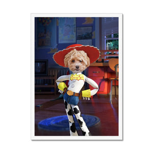 The Jessie (Toy Story Inspired): Custom Pet Portrait - Paw & Glory - Dog Portraits - Pet Portraits