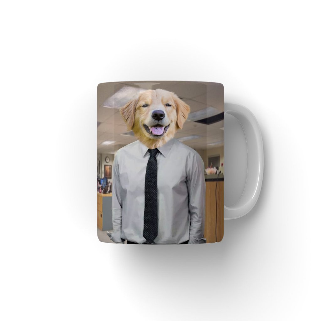 The Jim (The Office Inspired): Custom Pet Coffee Mug - Paw & Glory - Dog Portraits - Pet Portraits