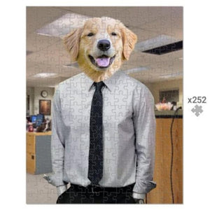 The Jim (The Office Inspired): Custom Pet Puzzle - Paw & Glory - Dog Portraits - Pet Portraits