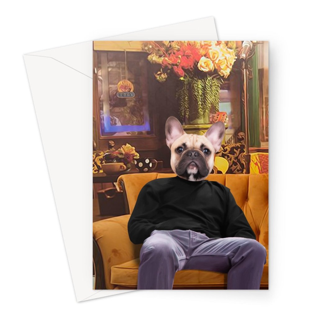 The Joey (Friends Inspired): Custom Pet Greeting Card - Paw & Glory - Dog Portraits - Pet Portraits