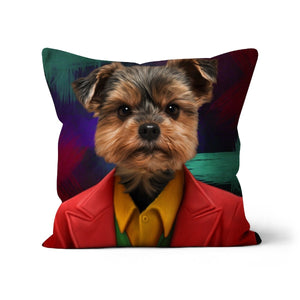 The Joker: Custom Pet Pillow - Paw & Glory - Dog Portraits - Pet Portraits