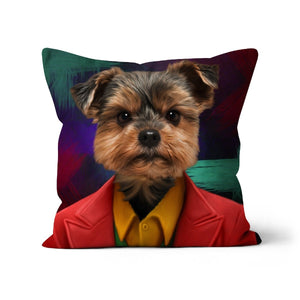 The Joker: Custom Pet Pillow - Paw & Glory - Dog Portraits - Pet Portraits