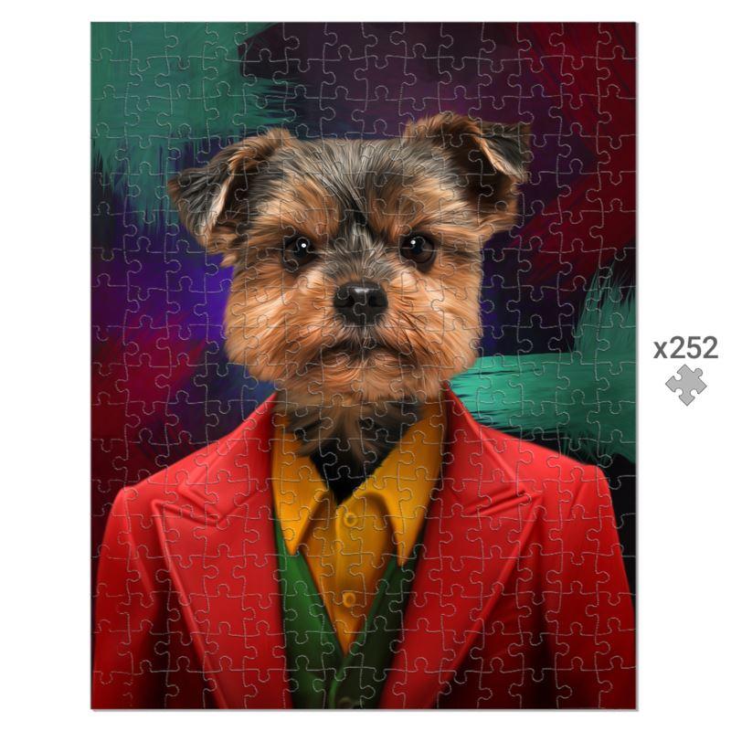 The Joker: Custom Pet Puzzle - Paw & Glory - Dog Portraits - Pet Portraits