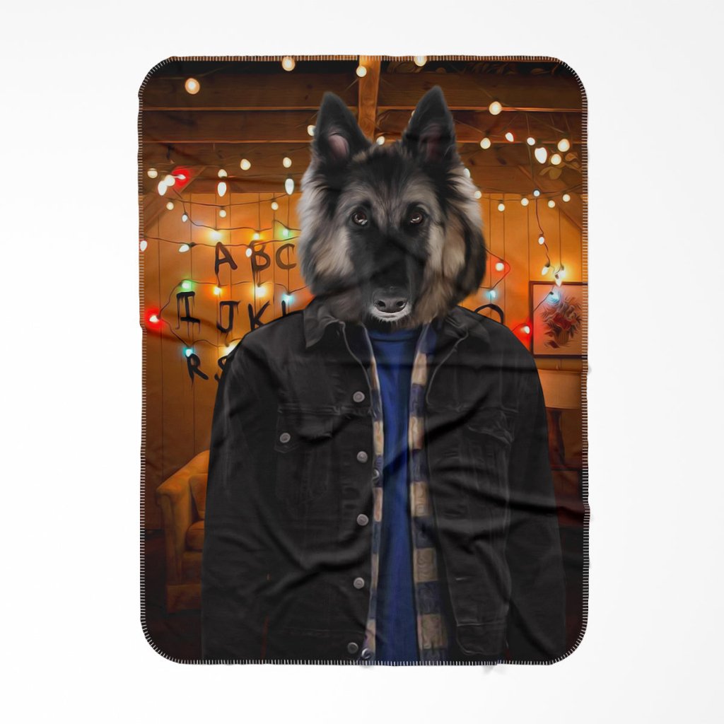 The Jonathan (Stranger Things Inspired): Custom Pet Blanket - Paw & Glory - Dog Portraits - Pet Portraits