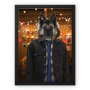 The Jonathan (Stranger Things Inspired): Custom Pet Canvas - Paw & Glory - Dog Portraits - Pet Portraits