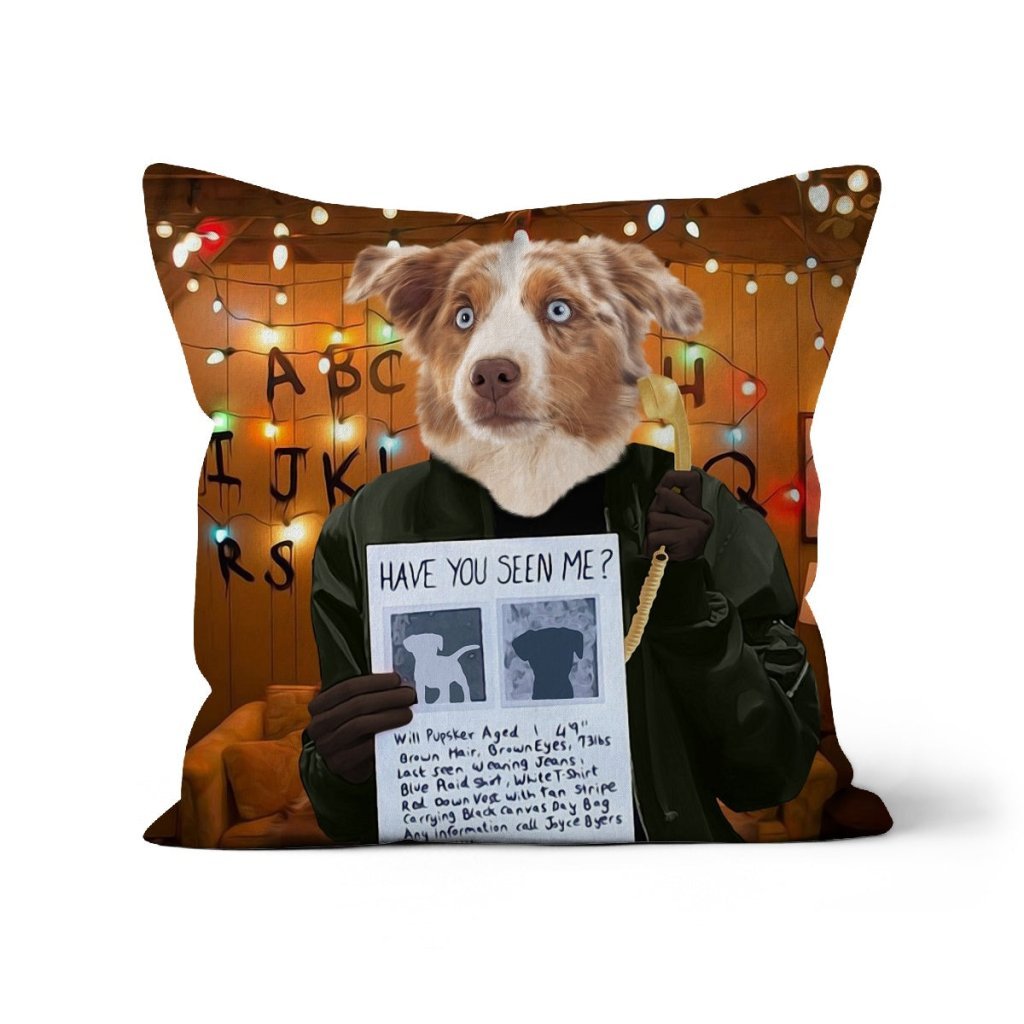 The Joyce (Stranger Things Inspired): Custom Pet Pillow - Paw & Glory - Dog Portraits - Pet Portraits