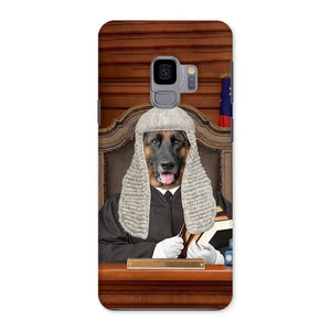 The Judge: Custom Pet Phone Case - Paw & Glory - Dog Portraits - Pet Portraits