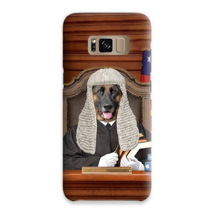 The Judge: Custom Pet Phone Case - Paw & Glory - Dog Portraits - Pet Portraits