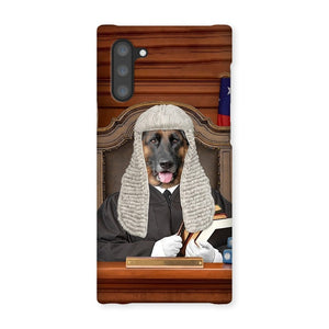 The Judge: Custom Pet Phone Case - Paw & Glory - Dog Portraits - Pet Portraits